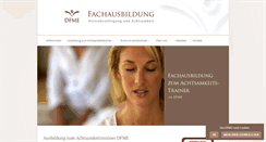 Desktop Screenshot of fachausbildung-stressbewaeltigung-achtsamkeit.de