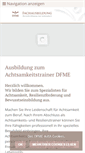 Mobile Screenshot of fachausbildung-stressbewaeltigung-achtsamkeit.de